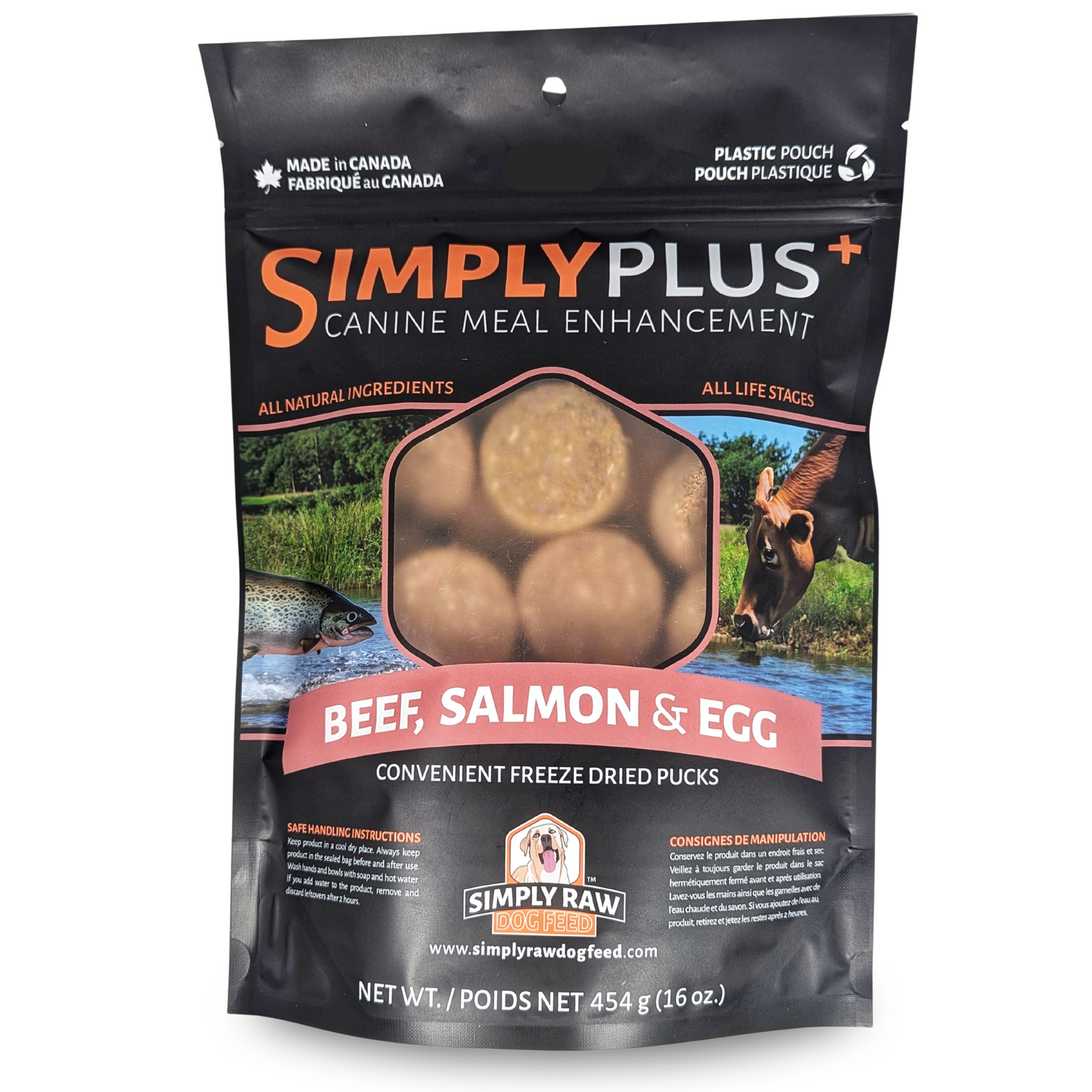 Simply Plus+ Freeze Dried Beef, Salmon & Egg