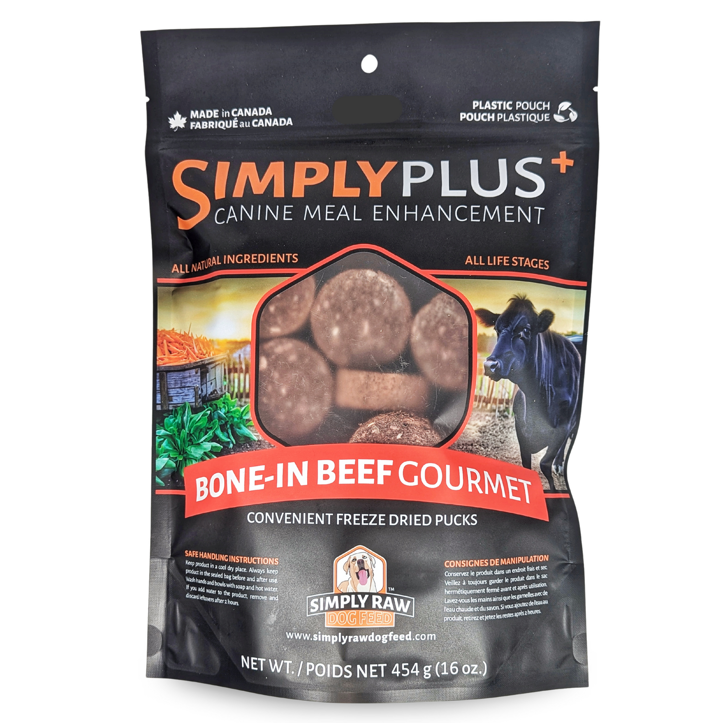 Simply Plus+ Freeze Dried Bone-in Beef Gourmet
