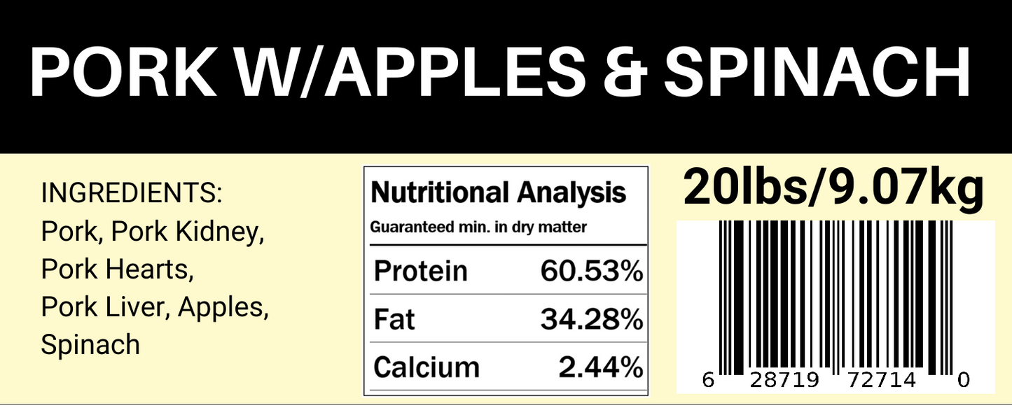 Pork w/ Apples & Spinach