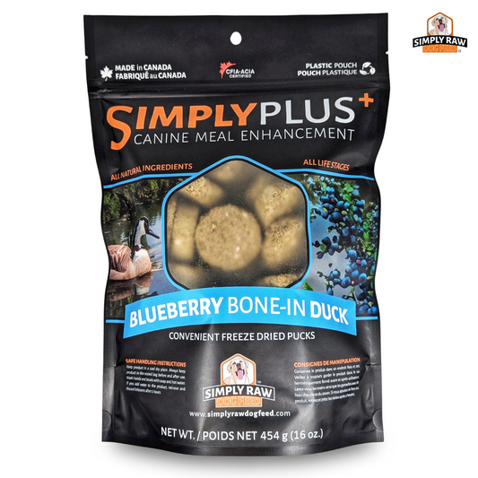 Simply Plus+ Freeze Dried Blueberry Bone-in Duck