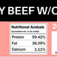 Simply Beef w/ Organ