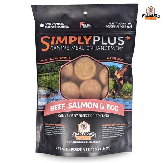 Simply Plus+ Freeze Dried Beef, Salmon & Egg