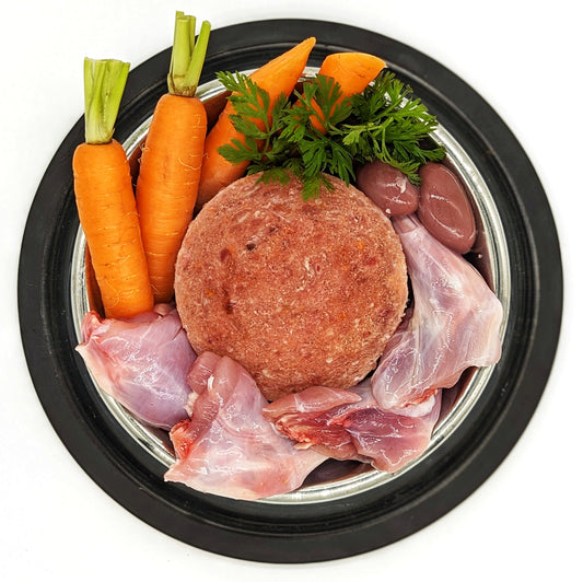 Rabbit with Liver & Carrots